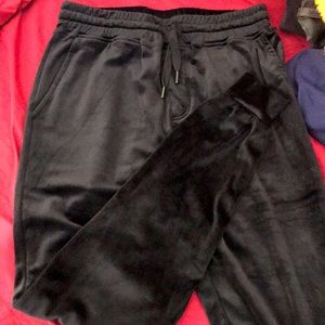 Velour sweatpants/joggers